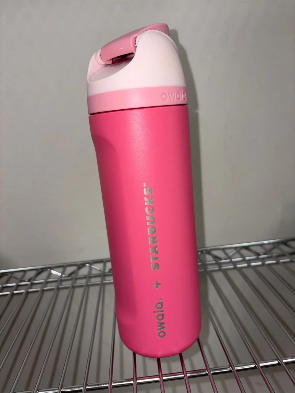 Starbucks Pink Stainless Insulated Bottle with Light Pink Lid